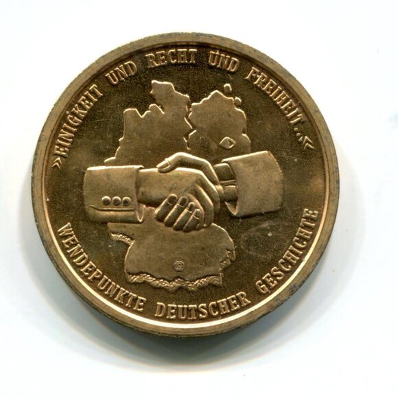 1990 Germany Medal (b735-116) - Picture 2 of 2